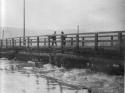 1947 - Híd a megáradt Ipolyon 1947 - Híd a megáradt Ipolyon