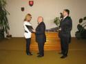2012-es városi elismerések átadása. PaedDr. Beata 2012-es városi elismerések átadása. PaedDr. Beata
